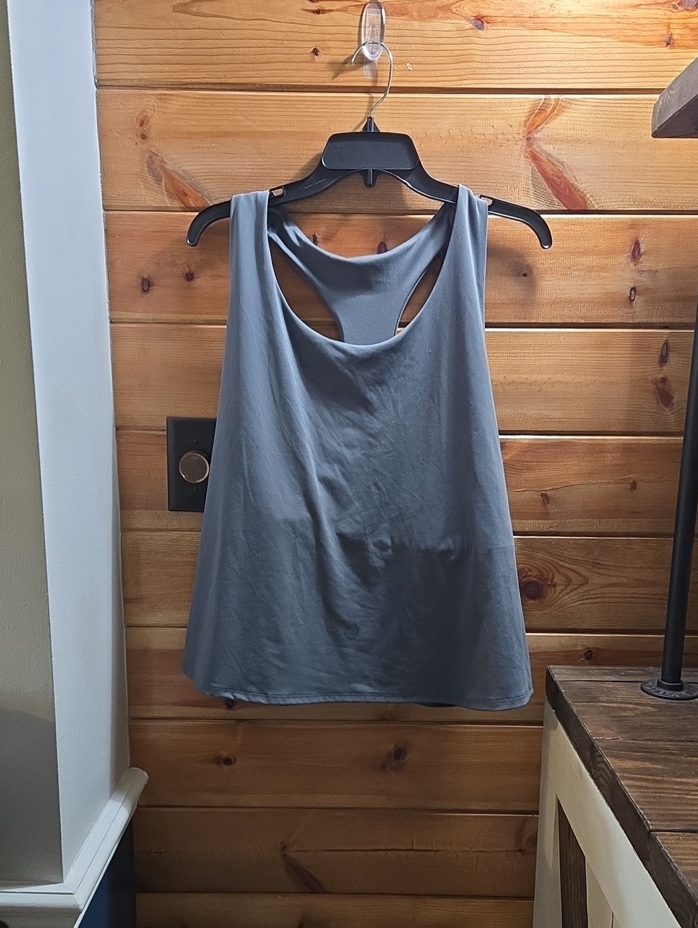 Old Navy Active Green Racerback Built In Bra Activewear 4x 0553
